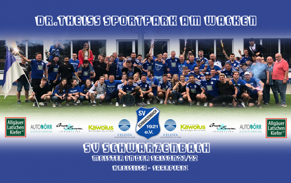SV Schwarzenbach ist Meister 21/22